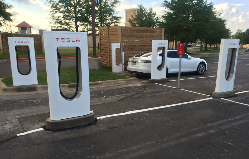 Tesla Supercharger in San Marcos, TX GruntDoc