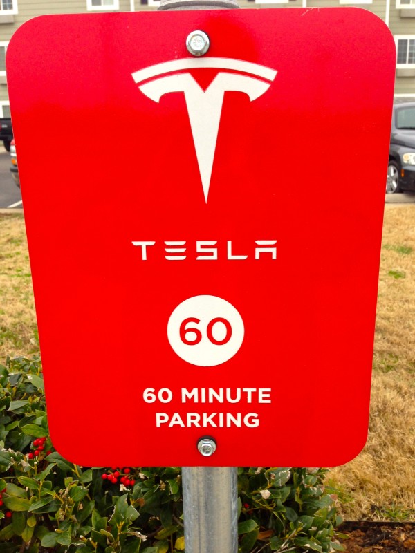 Tesla 60 minute parking